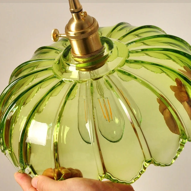 Vintage bloemen hanglamp
