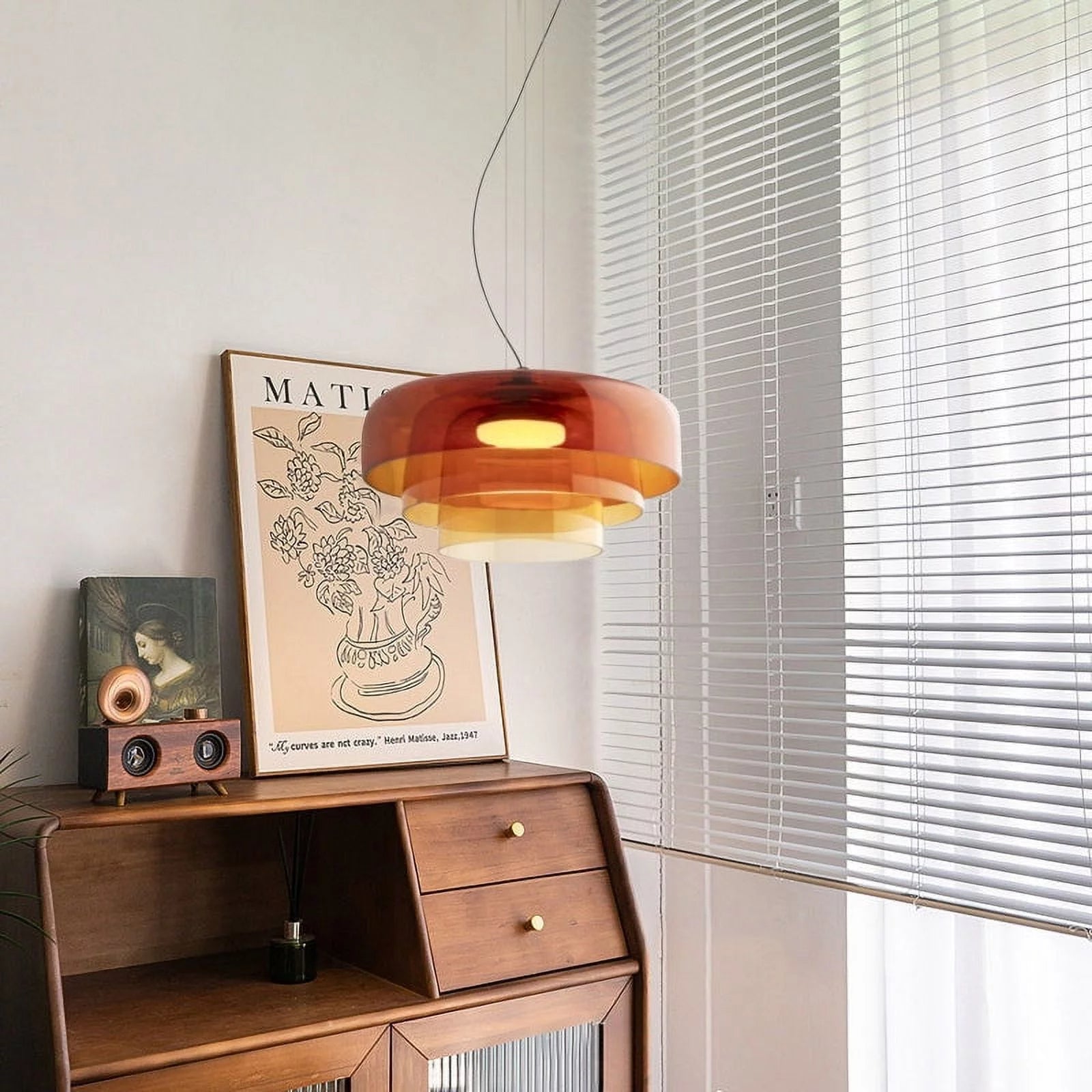 Noordse Glazen Hanglamp