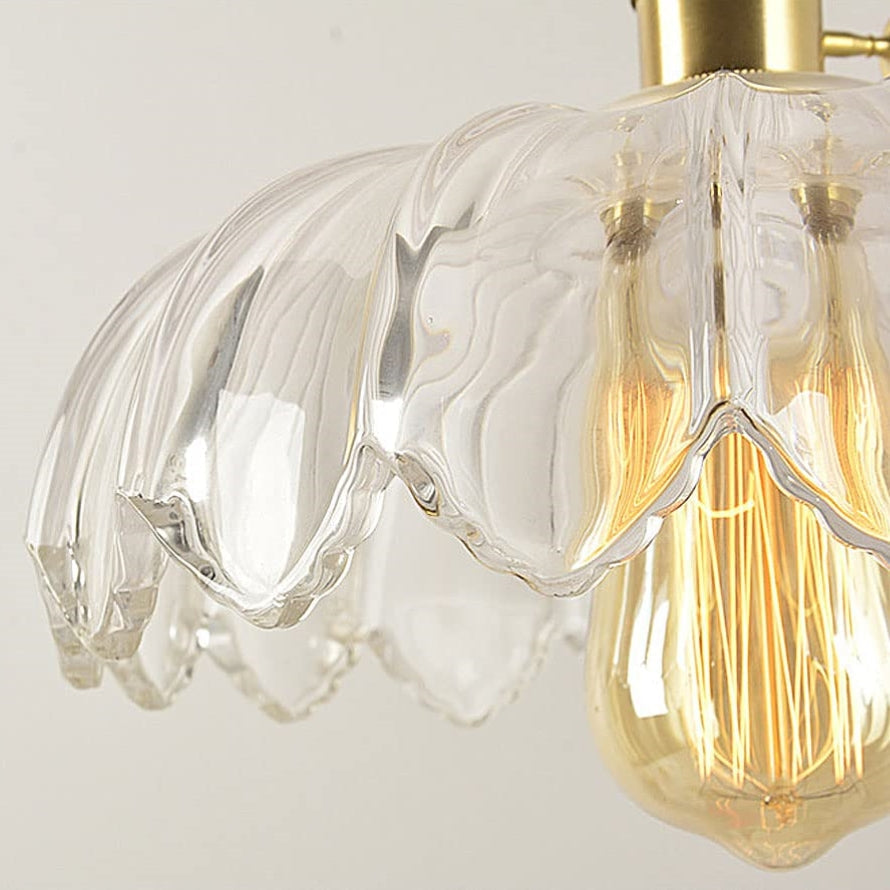 Vintage bloemen hanglamp