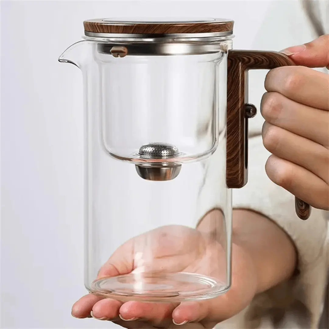 Stijlvolle transparante Theepot – ClearBrew