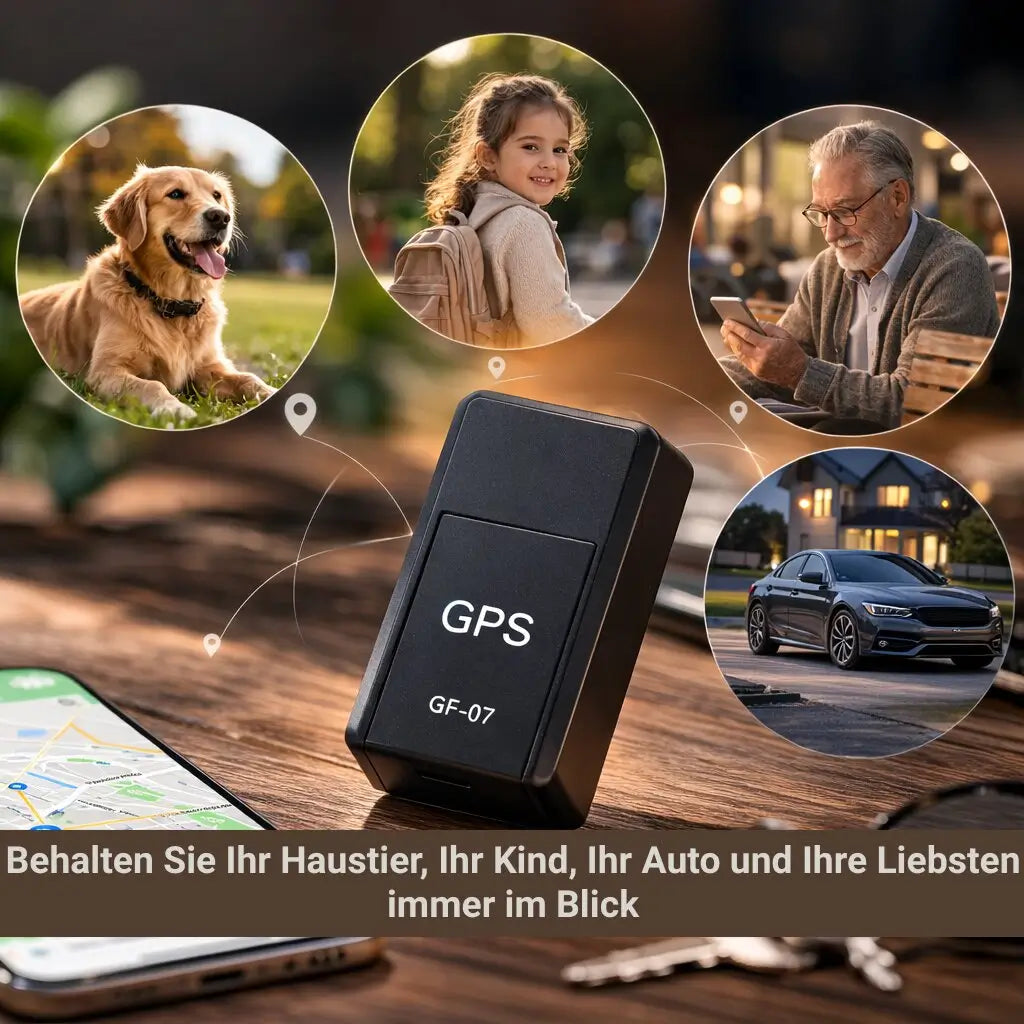 GPS Tracker voor Auto | Mini GPS Tracker zonder Abonnement | Locaro