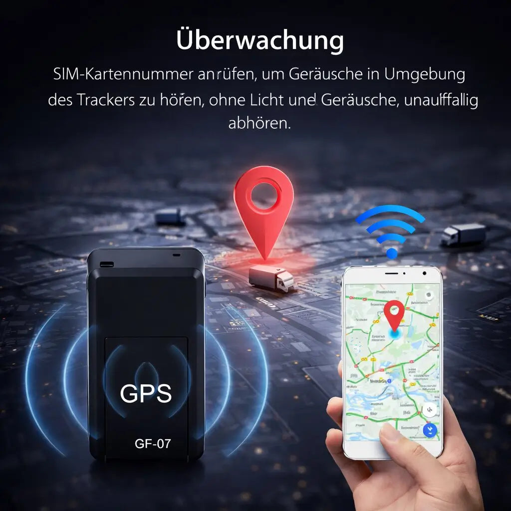 GPS Tracker voor Auto | Mini GPS Tracker zonder Abonnement | Locaro
