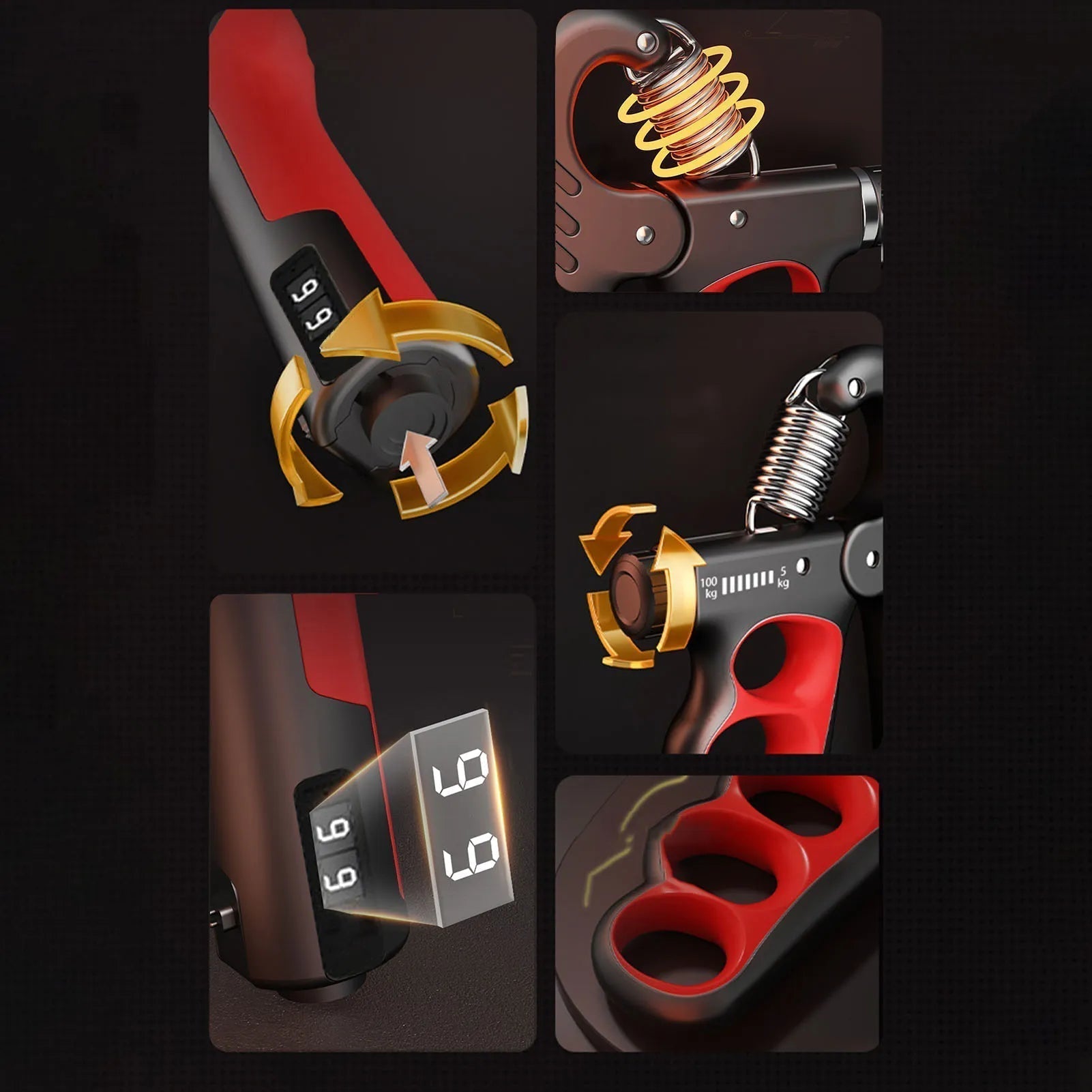 Onderarm Trainer | Handtrainer | Gripkracht Trainer tot 100 kg | StaalGrip