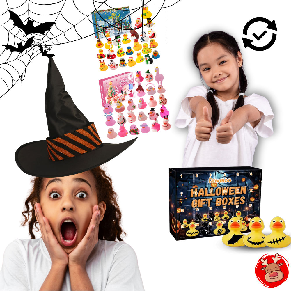 Eenden Adventskalender – Halloween & Kerst Thema met Verrassingen
