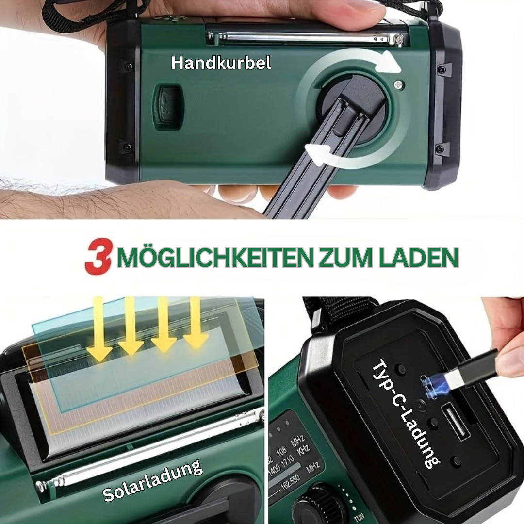 Multifunctioneel Noodradio - SurvivorPower