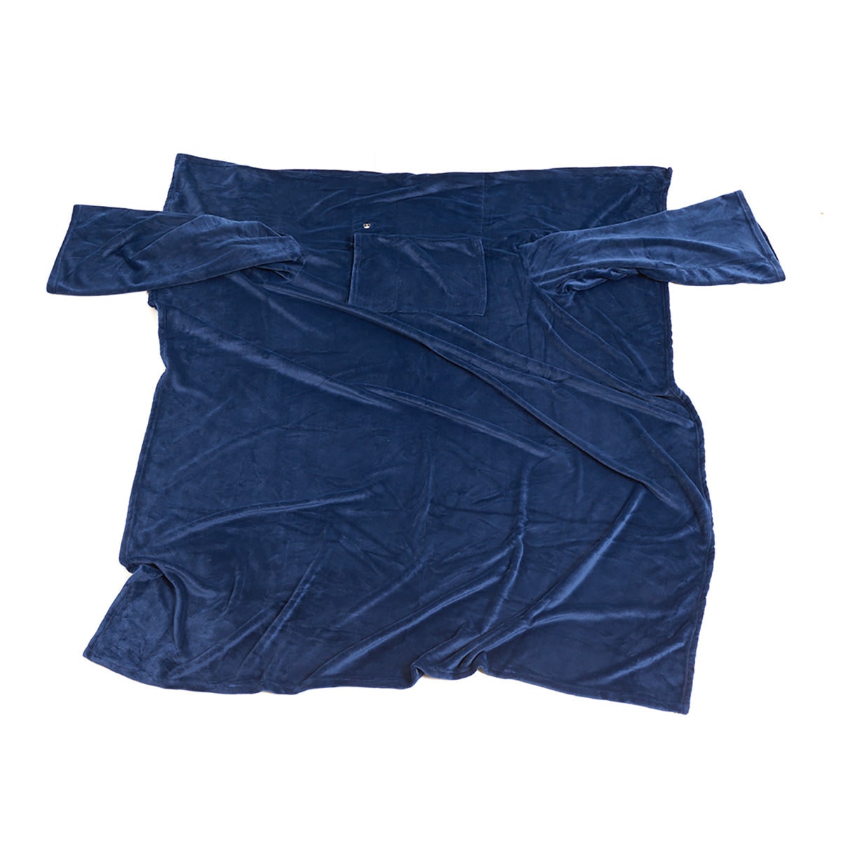 Elektrische Deken met Mouwen en Borstverwarming – Oversized Fleece Warmteplaid voor de Bank