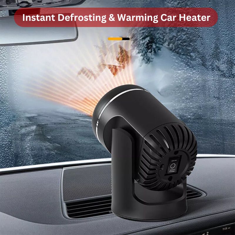 12V Autoverwarming – Draagbare Autoheater met 360° Rotatie & Beveiliging
