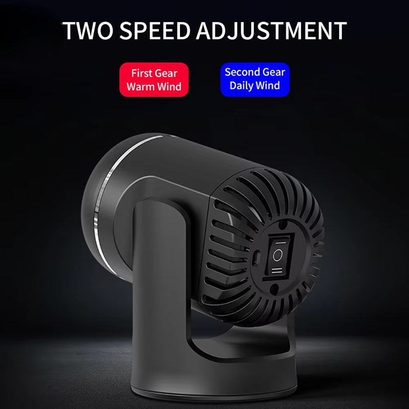 12V Autoverwarming – Draagbare Autoheater met 360° Rotatie & Beveiliging