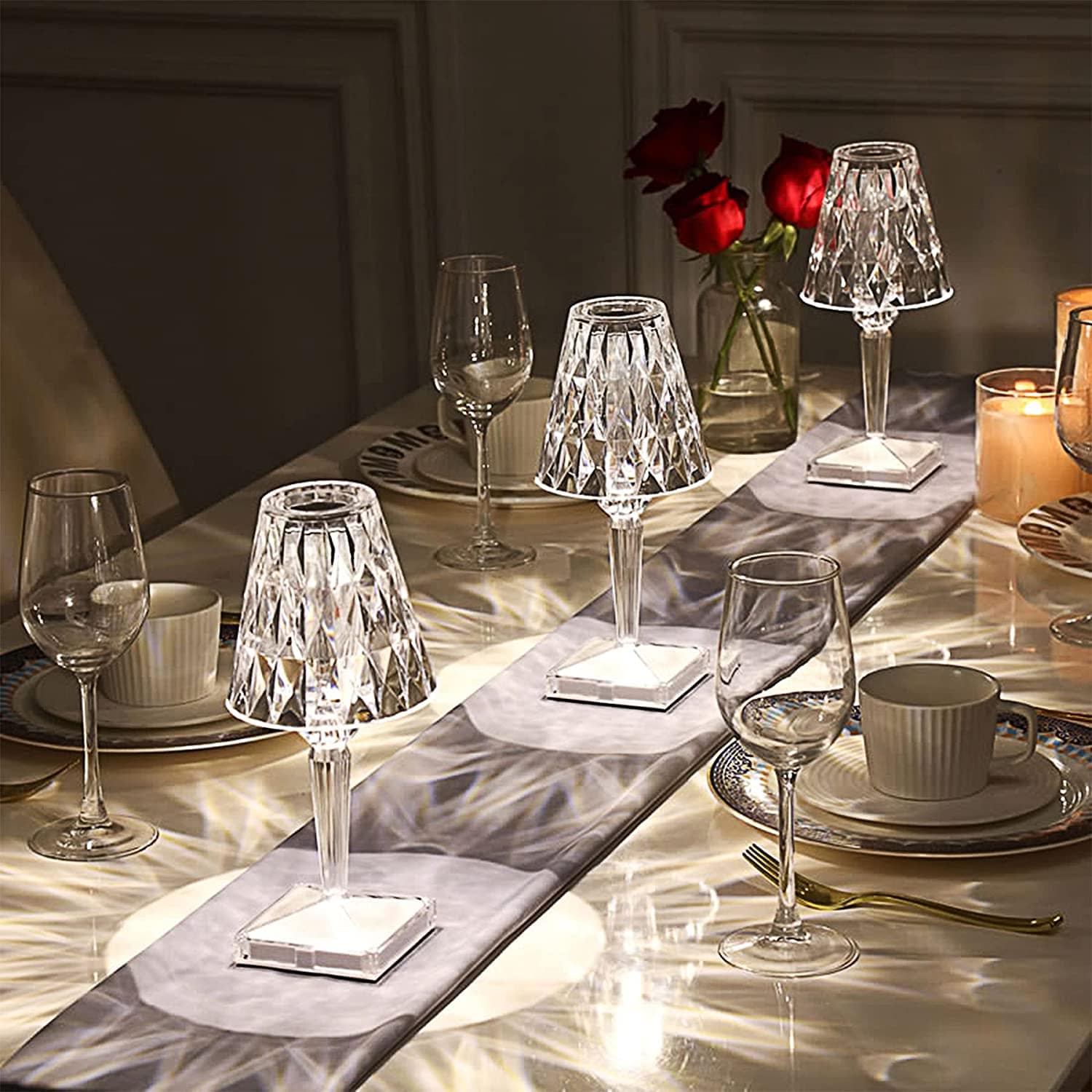 LED Kristal Tafel lamp | Elegante Diamant Ontwerp