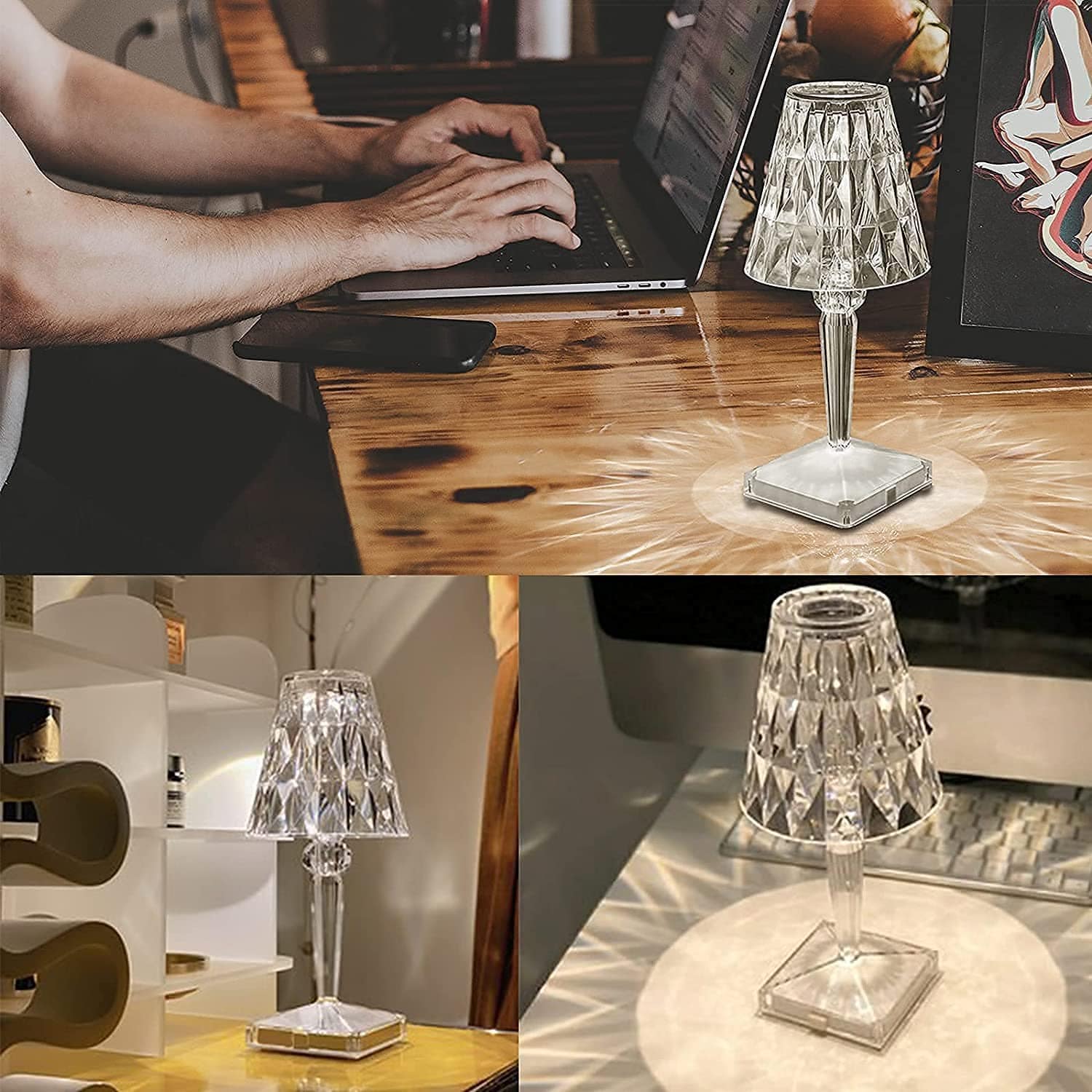 LED Kristal Tafel lamp | Elegante Diamant Ontwerp