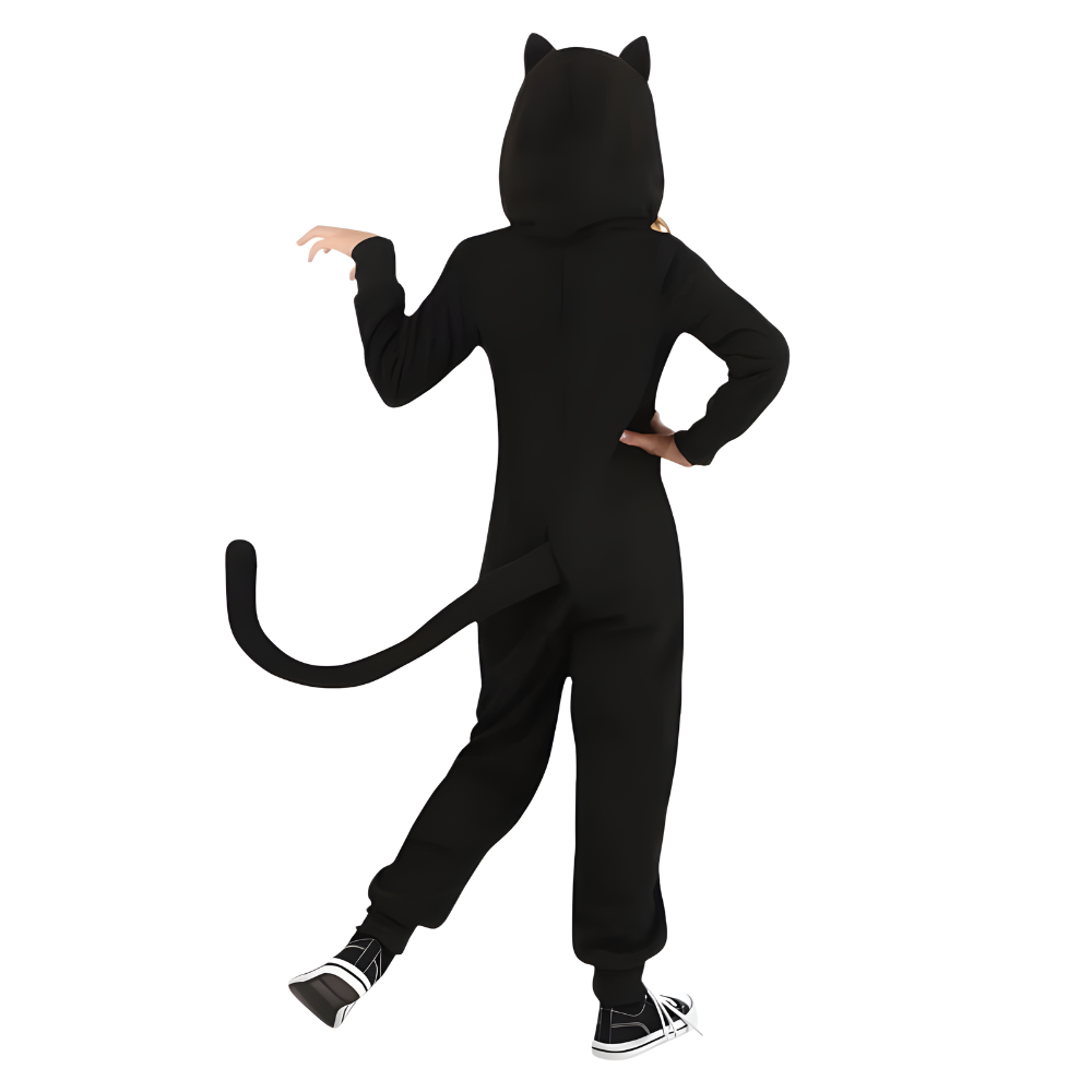 Halloween Kinderen Kat Kostuum Onesie