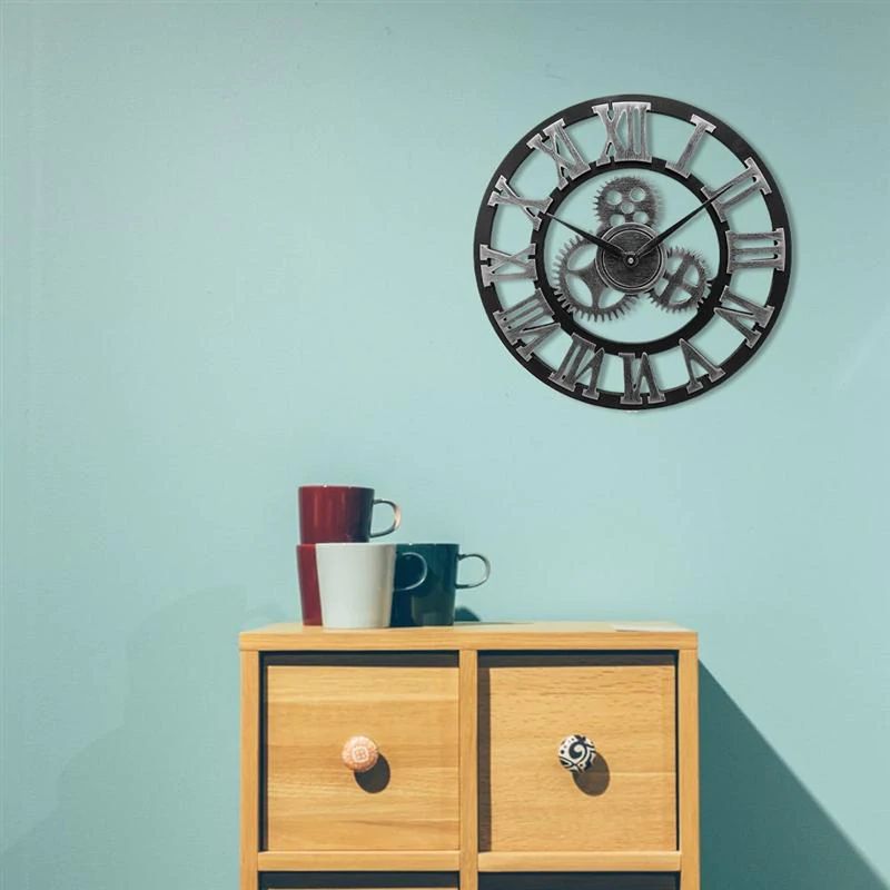 Frendorf | Industrieel Wandklok | Vintage Mechanisch Ontwerp