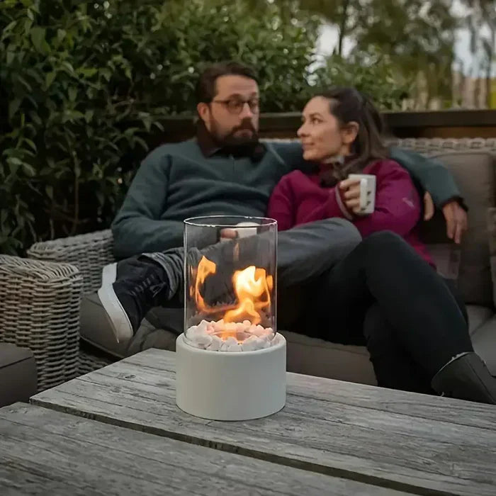 Gezellig Tafelvuur GlowLuxe – Stijlvolle Lantaarn voor uw Huis