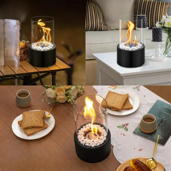 Gezellig Tafelvuur GlowLuxe – Stijlvolle Lantaarn voor uw Huis