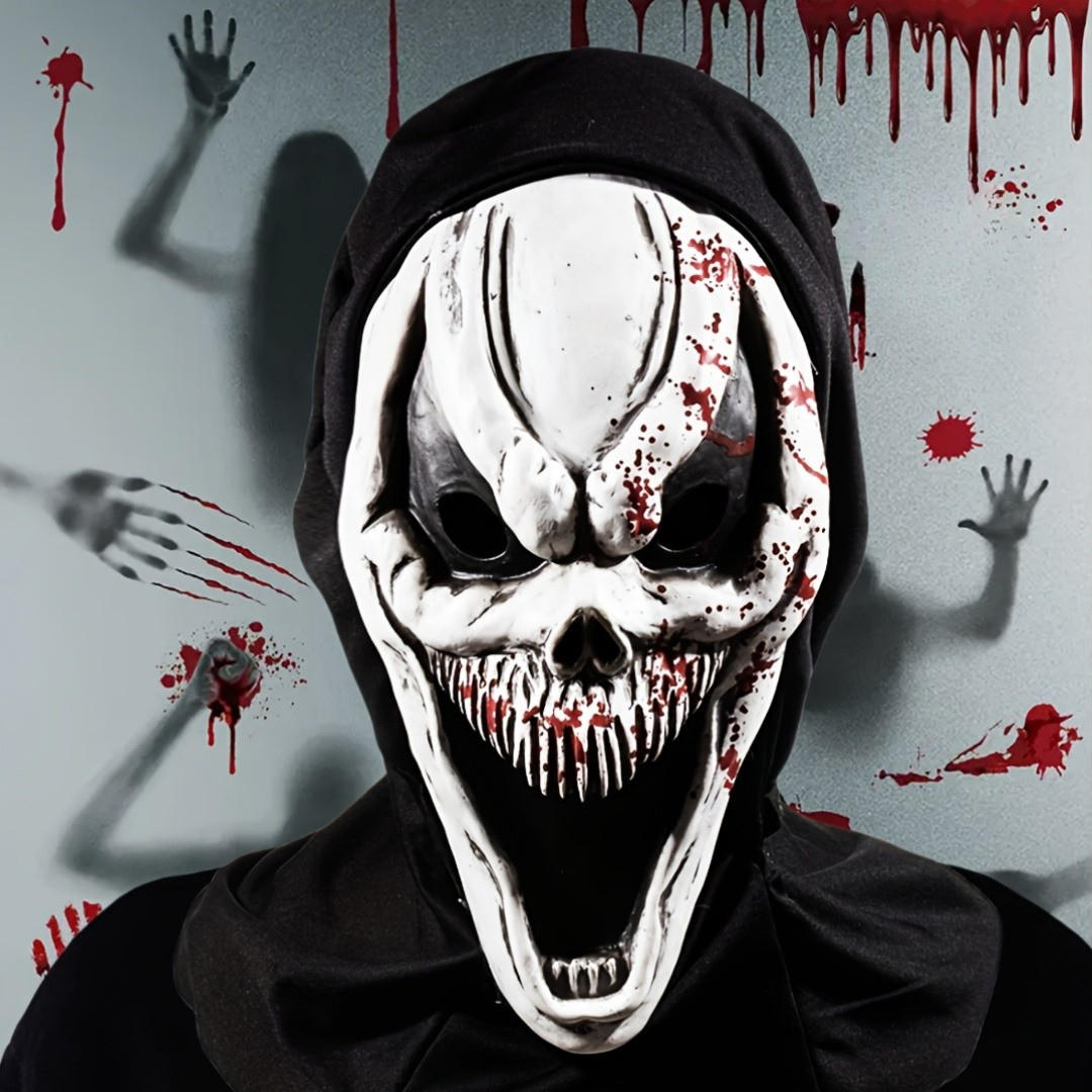 Volledige Hoofd Halloween Enge Masker | Schedelontwerp Kap