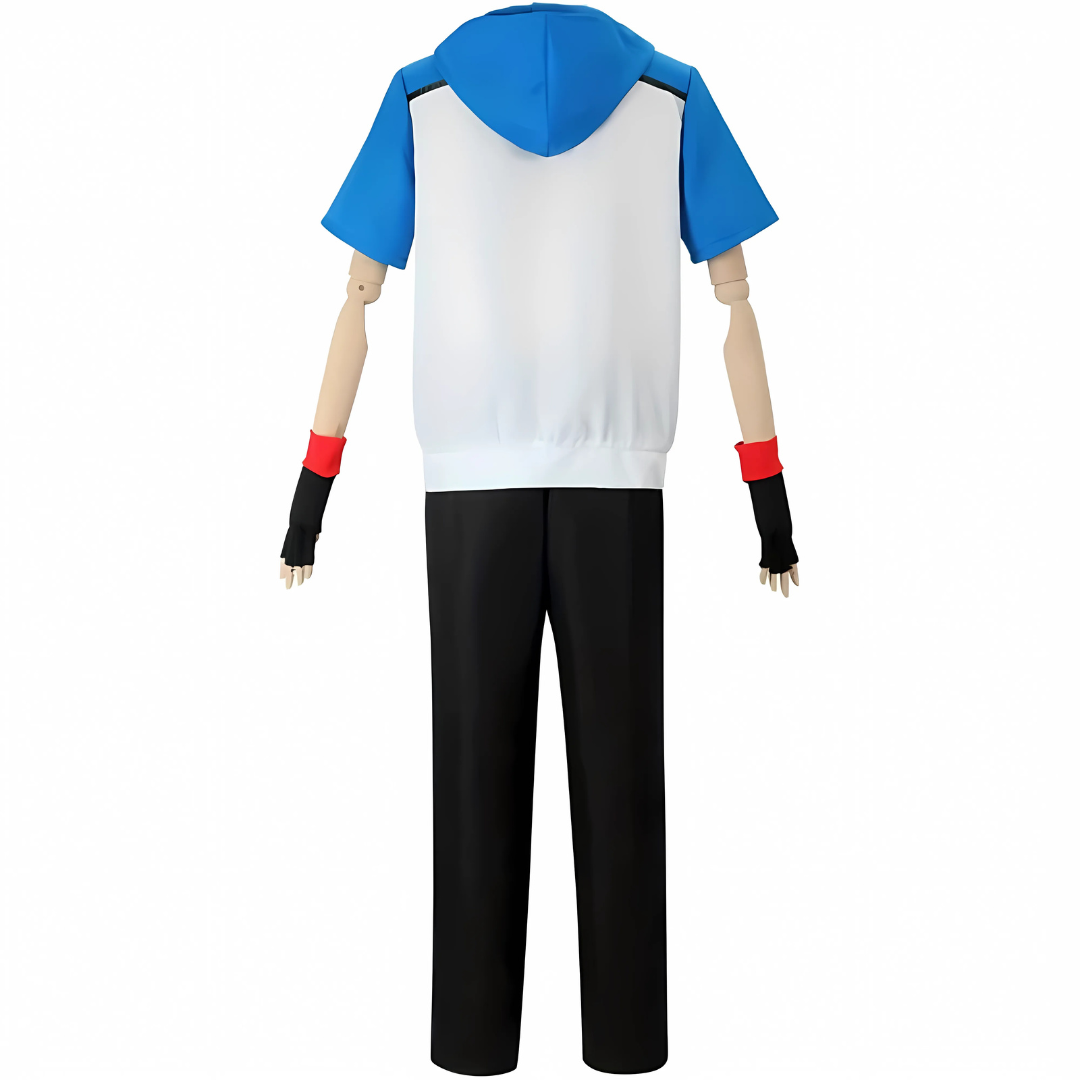 Unisex Korte Mouw Halloween Anime Kostuum Set | Met Hoed
