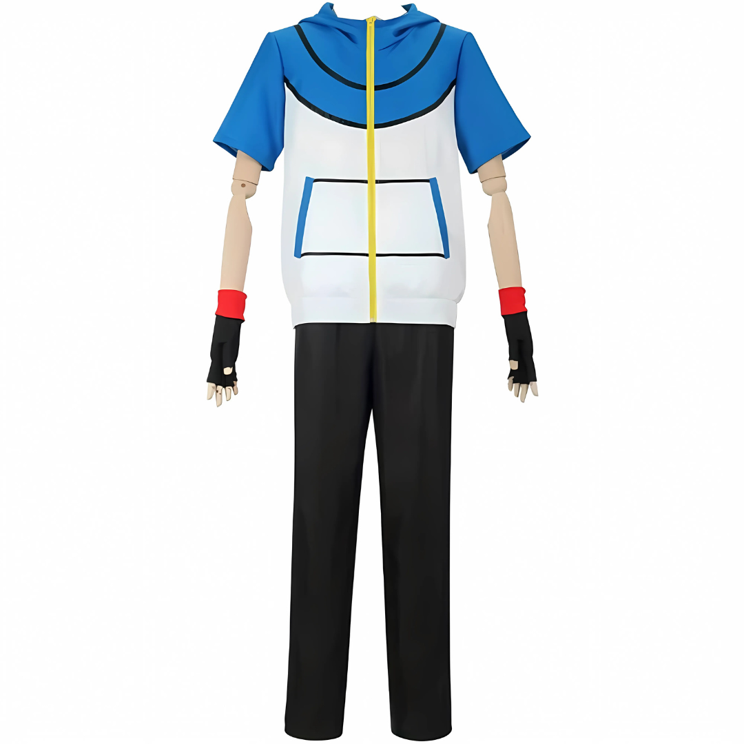 Unisex Korte Mouw Halloween Anime Kostuum Set | Met Hoed