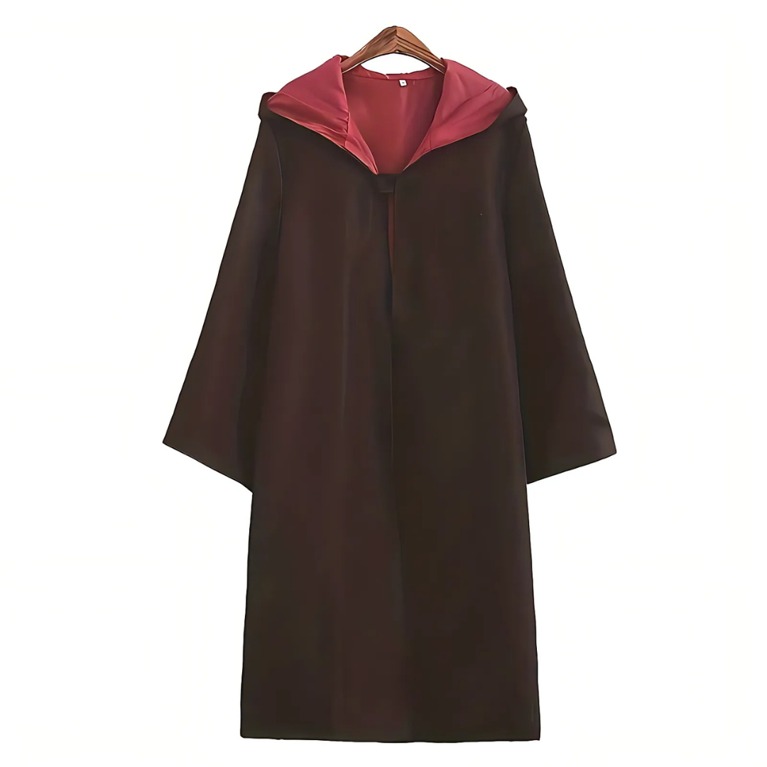 Unisex Gewaad voor Tovenaars Halloween Kostuum met Kap | Lange Mouwen