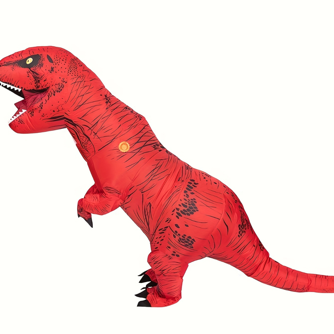 Unisex Opblaasbaar Halloween Dinosauruskostuum | Gigantische Volledige Jumpsuit