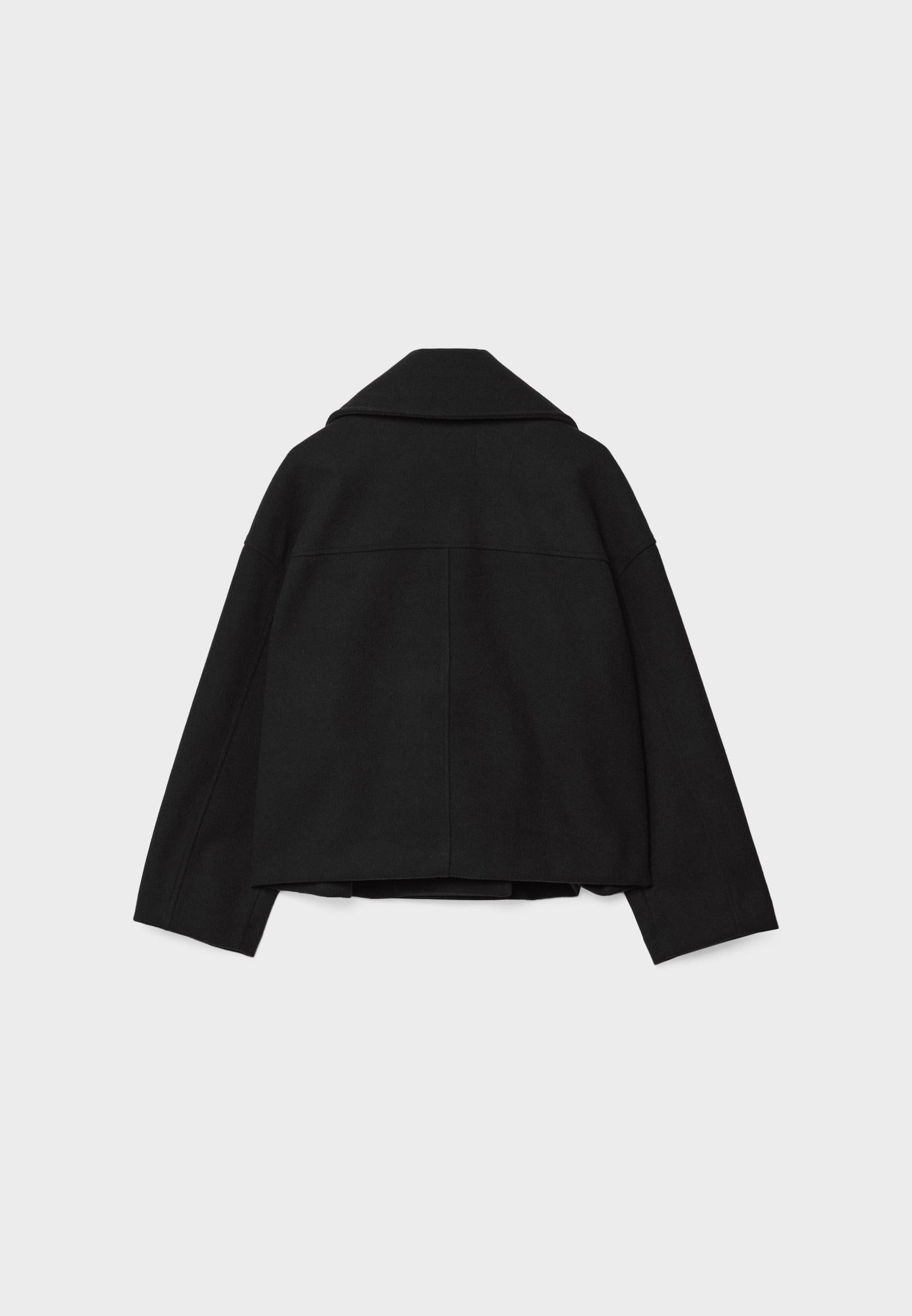 Elegante Dames Winterjas – Stijlvolle Korte Dubbelrij-Jas