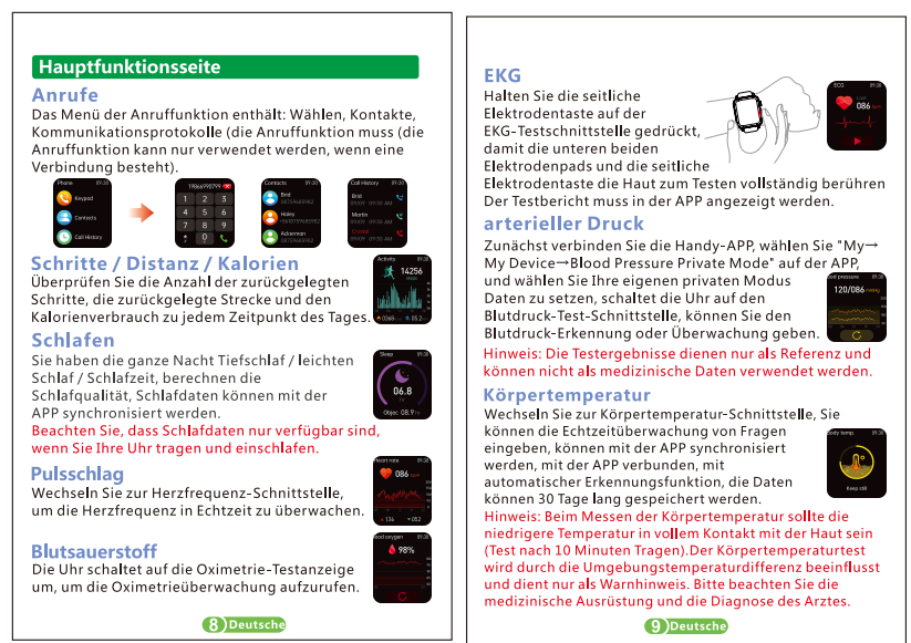 Smartwatch met SOS Noodalarm & Valdetectie | Hartslag, Zuurstof en Activiteit Tracking | Bluetooth & Waterbestendig