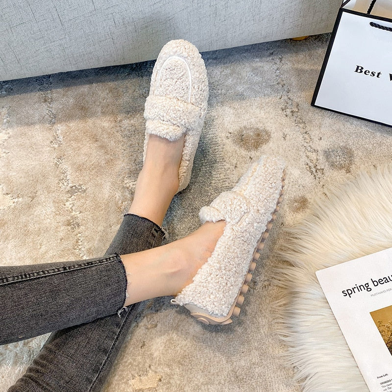 Toffeltjes™ Wol Warme Winter Huisschoenen