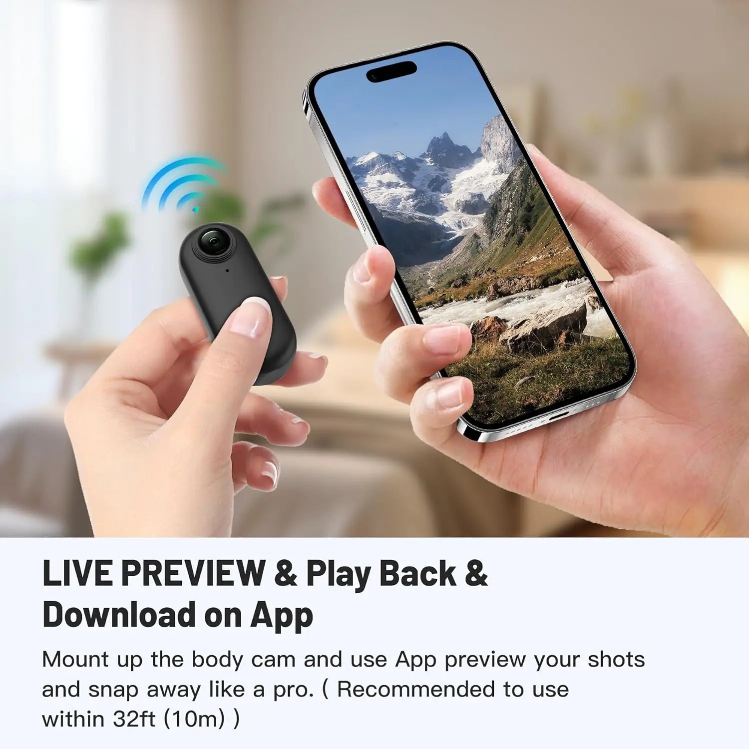 SnapGuard Mini Cam | Compacte HD-bodycamera voor discrete opnames