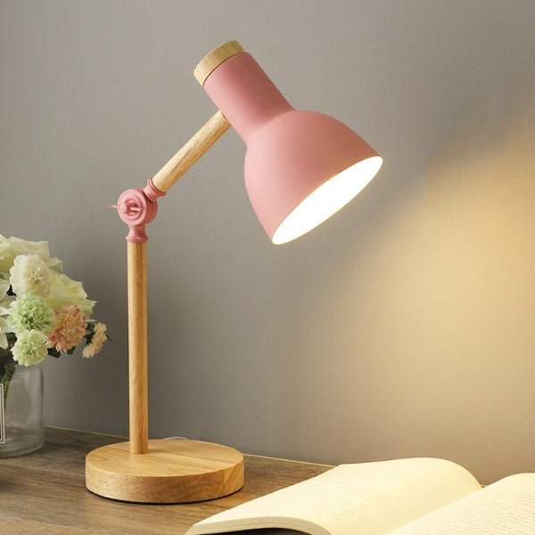Nordic Houten LED-bureaulamp