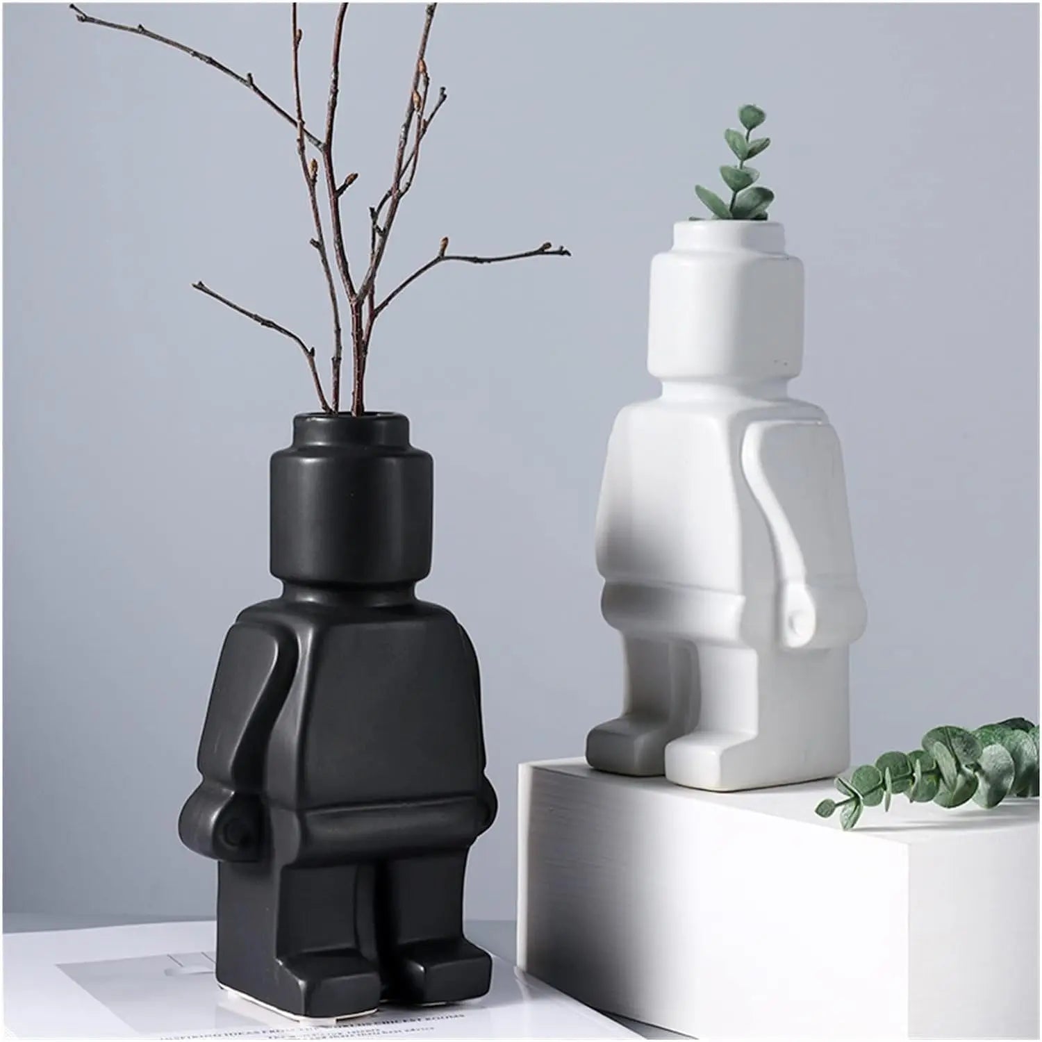 Bouwsteen Bloempot | Modern Minimalistisch Ontwerp