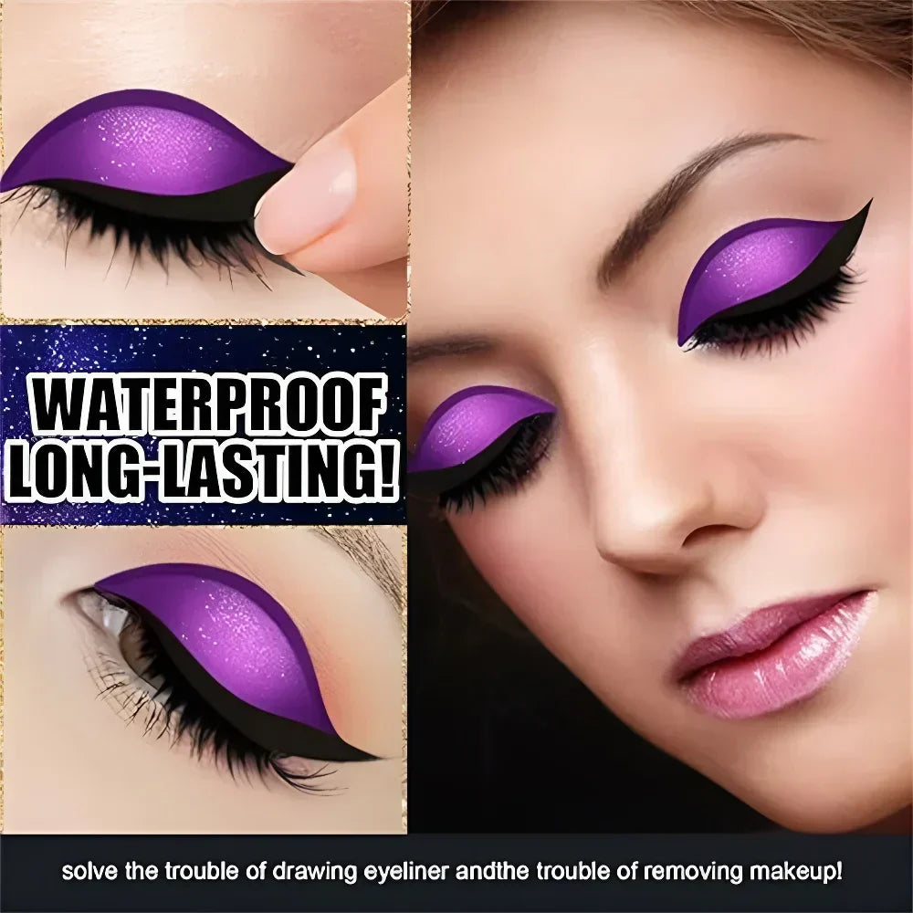 Oogmake-up Sticker | Directe Glam-Look in seconden | Herbruikbaar, waterdicht & aanpasbaar aan elke oogvorm
