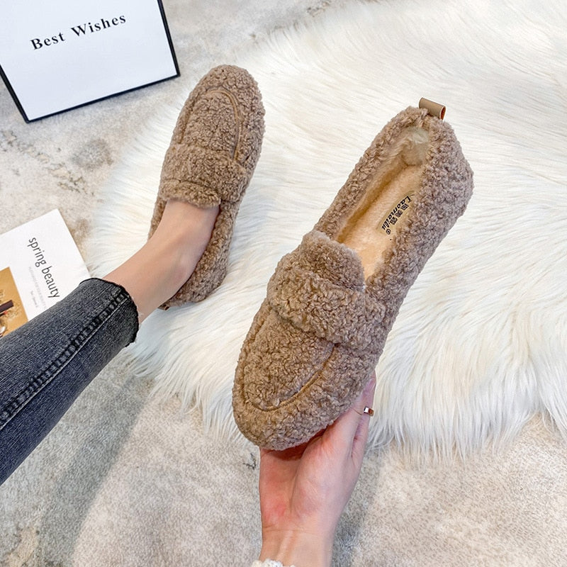 Toffeltjes™ Wol Warme Winter Huisschoenen