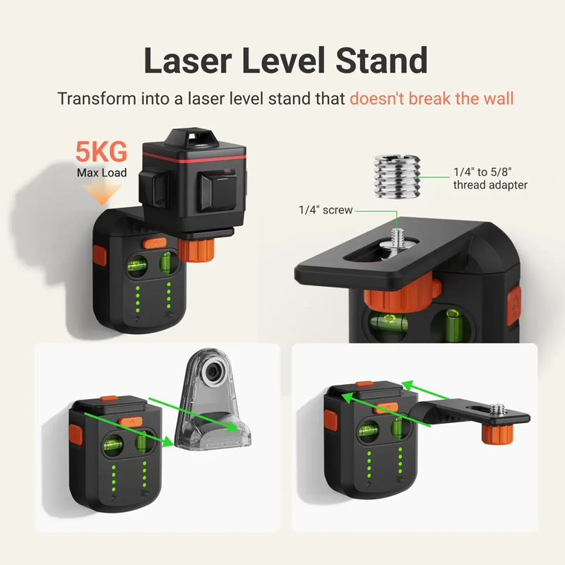 LuxLaser Elite Niveau Set | Precieze laser-nivellering voor professionele resultaten bij elk project