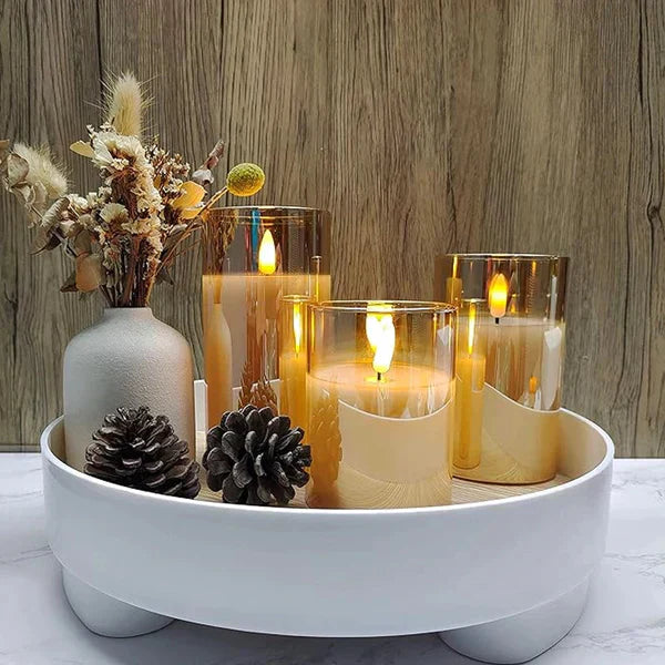 LuxeLumen LED Kaarsenset | Elegante LED kaarsen met afstandsbediening voor sfeervolle ambiance