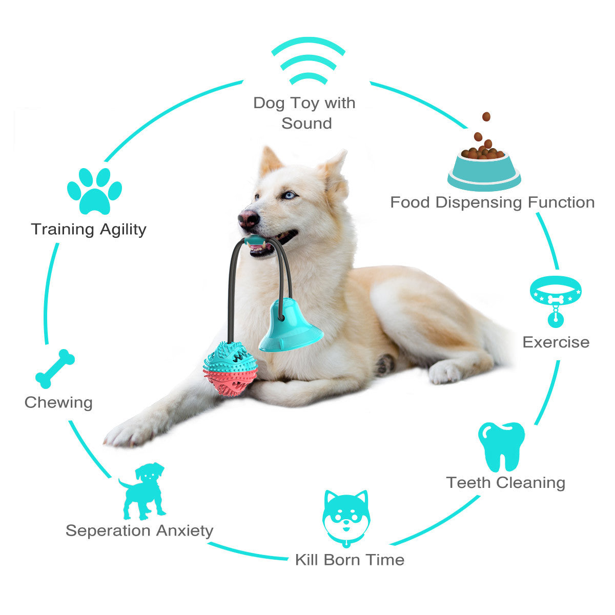 LuxePaw™ TugToy | Versterkt de band tussen jou en je huisdier