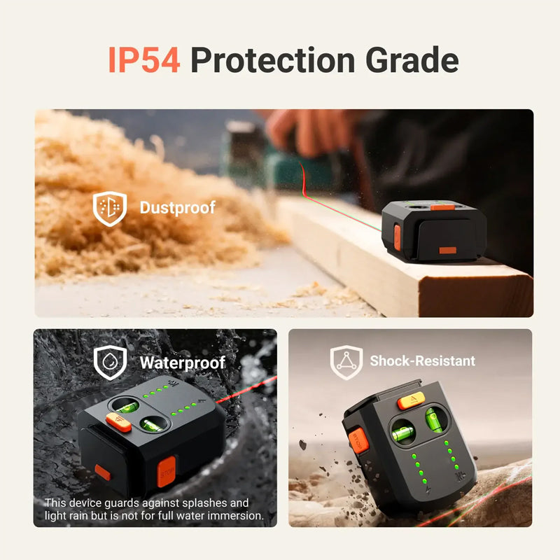 LuxLaser Elite Niveau Set | Precieze laser-nivellering voor professionele resultaten bij elk project