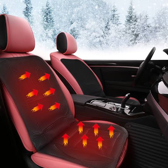 HeatRide Verwarmd Autostoelkussen – 12V Memory Foam Zit- en Rugverwarming