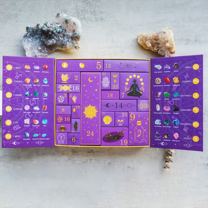 Halloween Kristallen Adventskalender 31 Dagen – Natuursteen Collectie