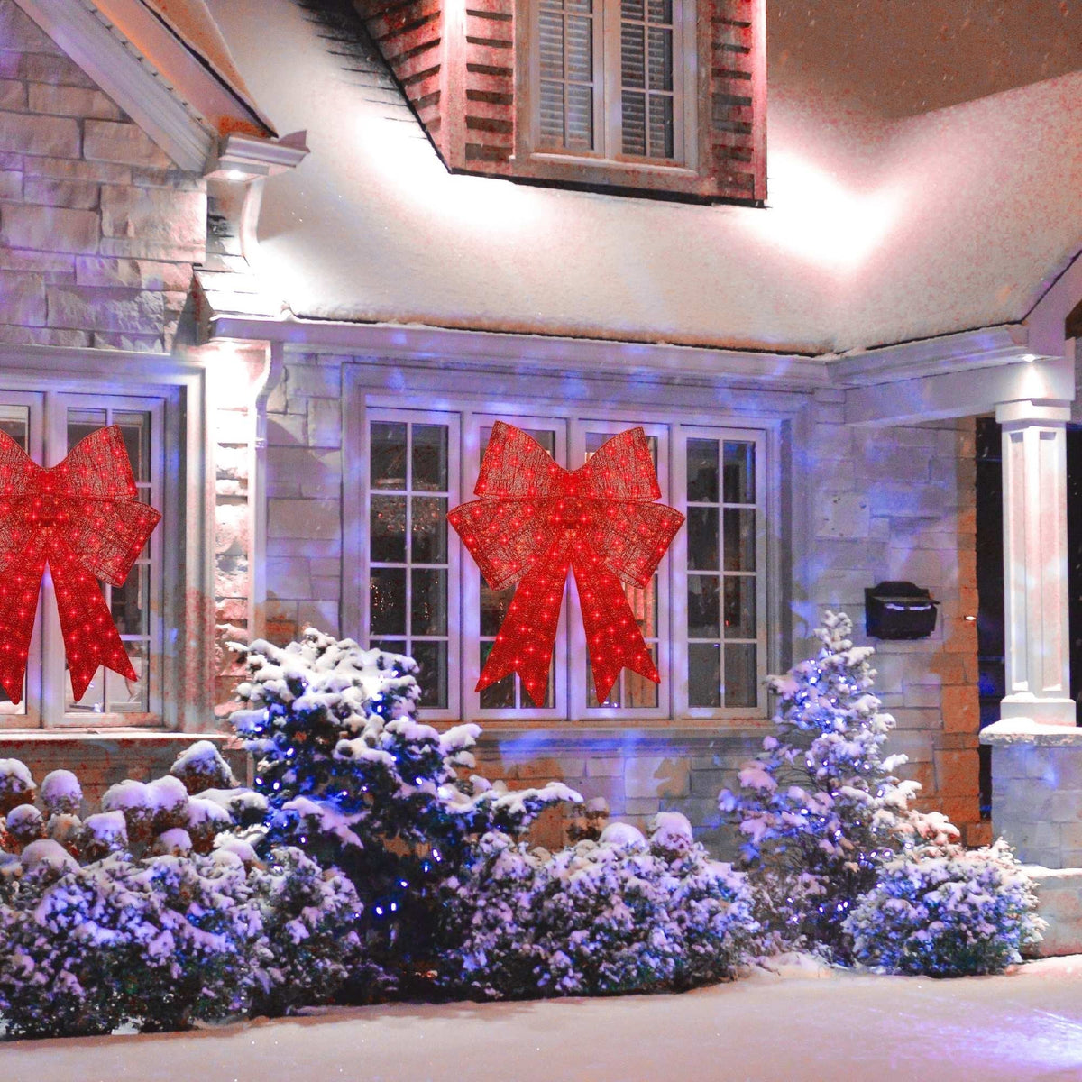LED Kerststrik met Verlichting – 8 Lichtstanden en Timer voor Binnen & Buiten