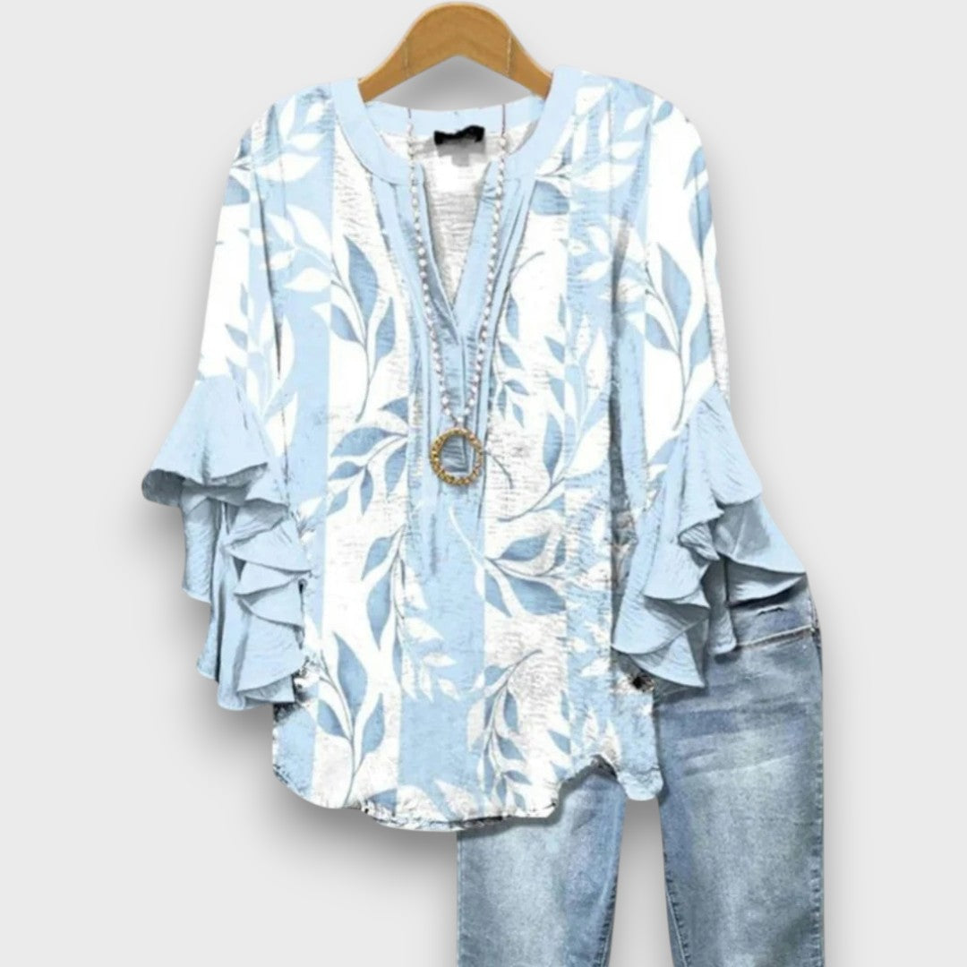 Lunelle – Dagblouse met bloemenprint