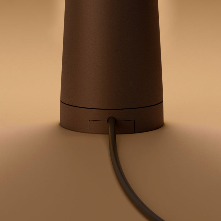Sculpting Tafellamp Draadloze LED Lamp Massief Aluminium 10000mAh Accu 3-Traps Dimming CRI 90 USB-C Oplaadpoort Warmwit 2700K