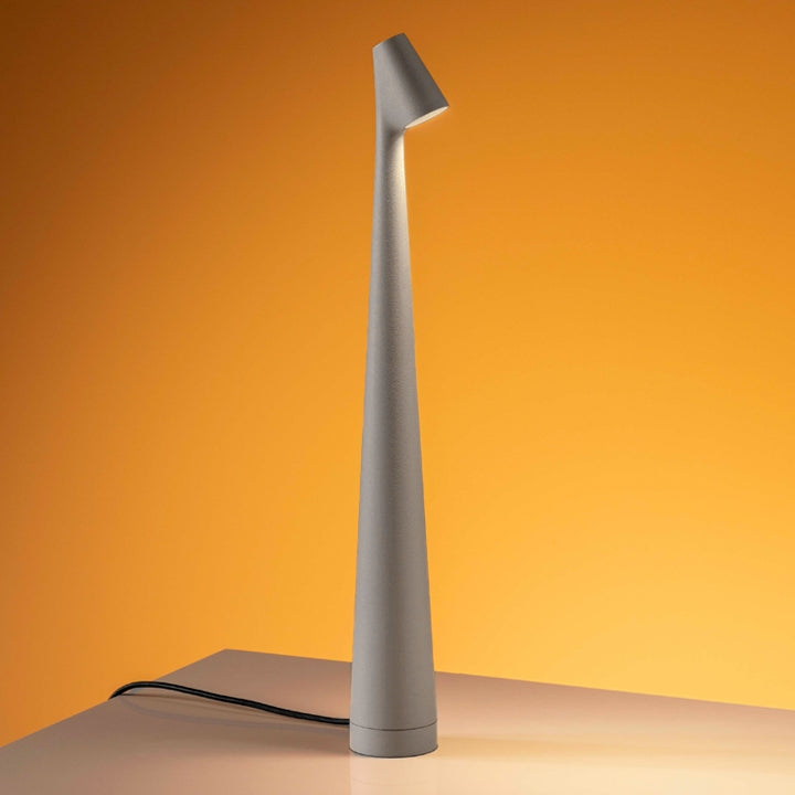 Sculpting Tafellamp Draadloze LED Lamp Massief Aluminium 10000mAh Accu 3-Traps Dimming CRI 90 USB-C Oplaadpoort Warmwit 2700K