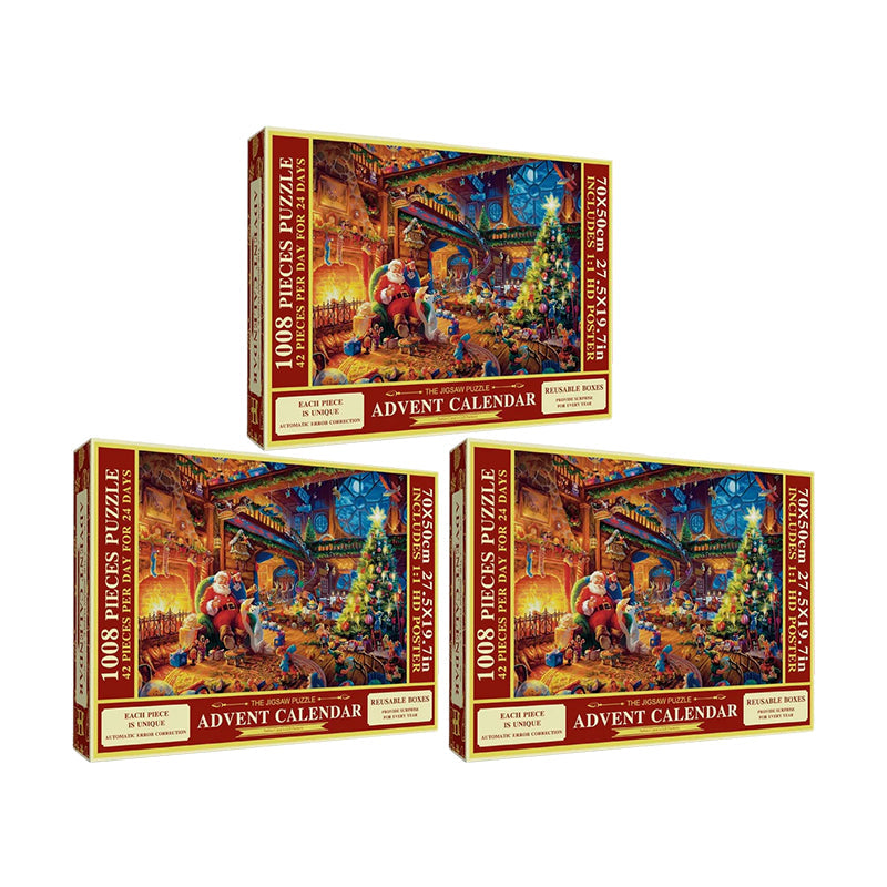 Julepuzzel Adventskalender - 24 Dagen Countdown
