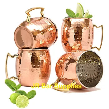 Gehamerde Koperbeker-Set - ChillCopper