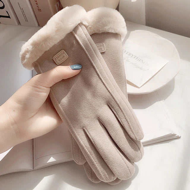 Dameshandschoenen | Warme Winterhandschoenen met Lamsvacht | KuschelHand