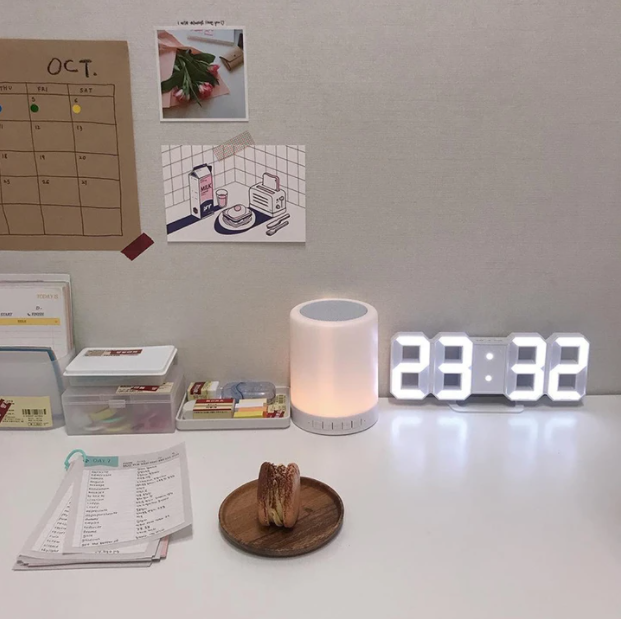 Intelligente 3D-Digitale Alarmklok