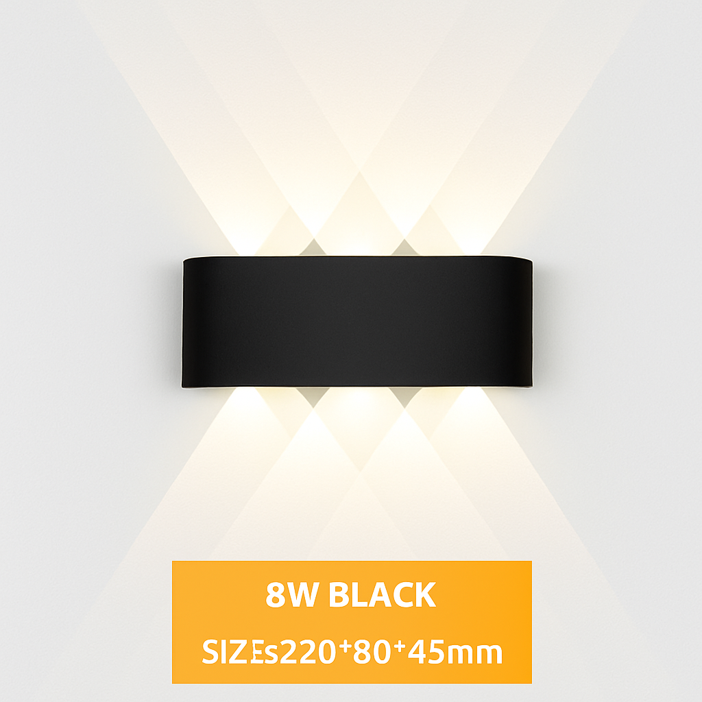 LED Wandlamp Buiten Waterdicht IP65 Binnenwandlamp 4W 6W 8W 10W Tuinlampen Aluminium Slaapkamer Woonkamer Trapverlichting