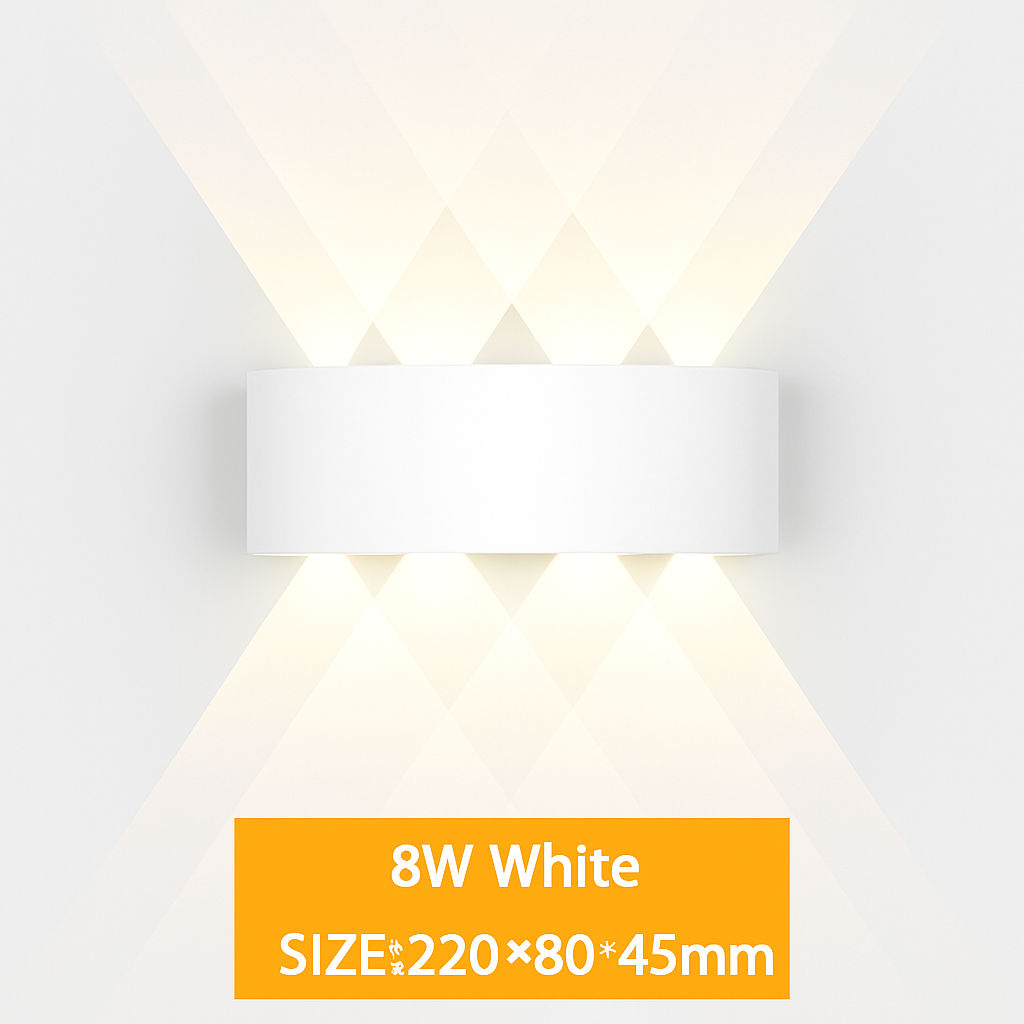 LED Wandlamp Buiten Waterdicht IP65 Binnenwandlamp 4W 6W 8W 10W Tuinlampen Aluminium Slaapkamer Woonkamer Trapverlichting