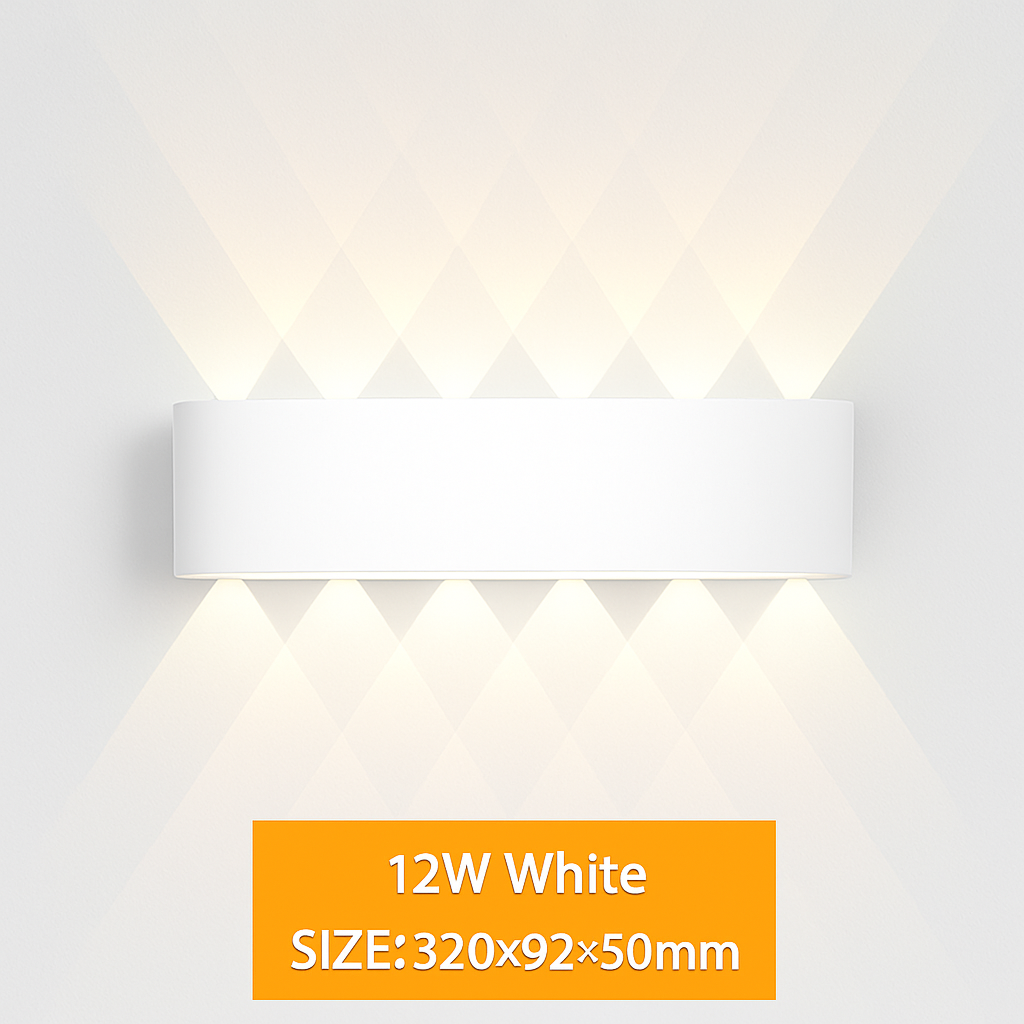 LED Wandlamp Buiten Waterdicht IP65 Binnenwandlamp 4W 6W 8W 10W Tuinlampen Aluminium Slaapkamer Woonkamer Trapverlichting