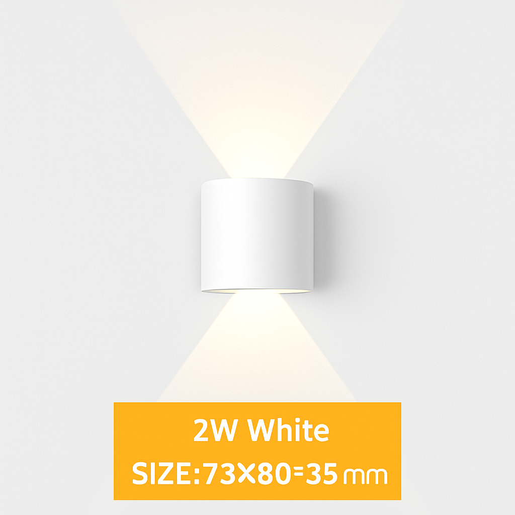 LED Wandlamp Buiten Waterdicht IP65 Binnenwandlamp 4W 6W 8W 10W Tuinlampen Aluminium Slaapkamer Woonkamer Trapverlichting
