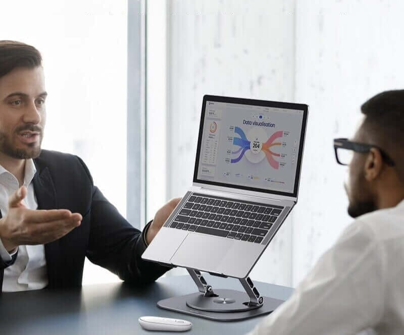 Élégance | Laptop- en Tabletstandaard 360° – verstelbaar - ergonomisch - modern design